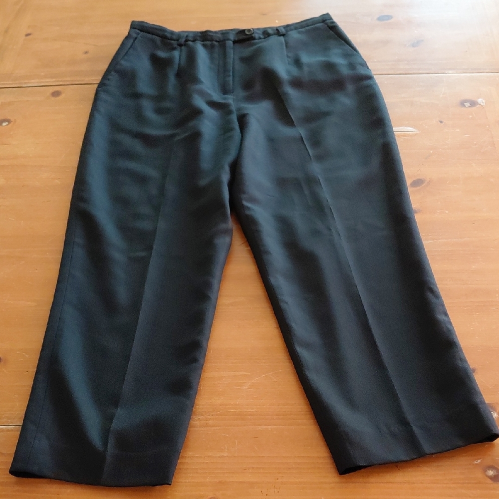 Womans Charcoal Pendleton Wool Dress Pants Size 14